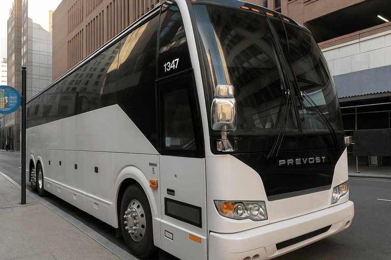 a El Cajon Minibus Company coach bus