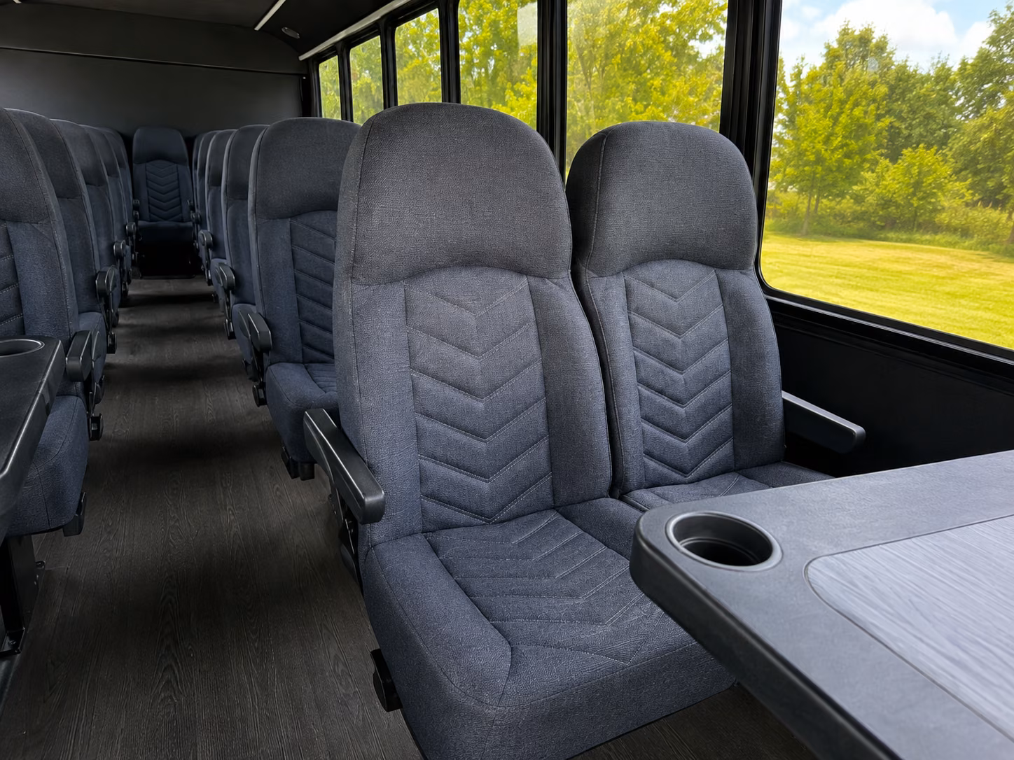 el cajon 18 passenger minibus interior