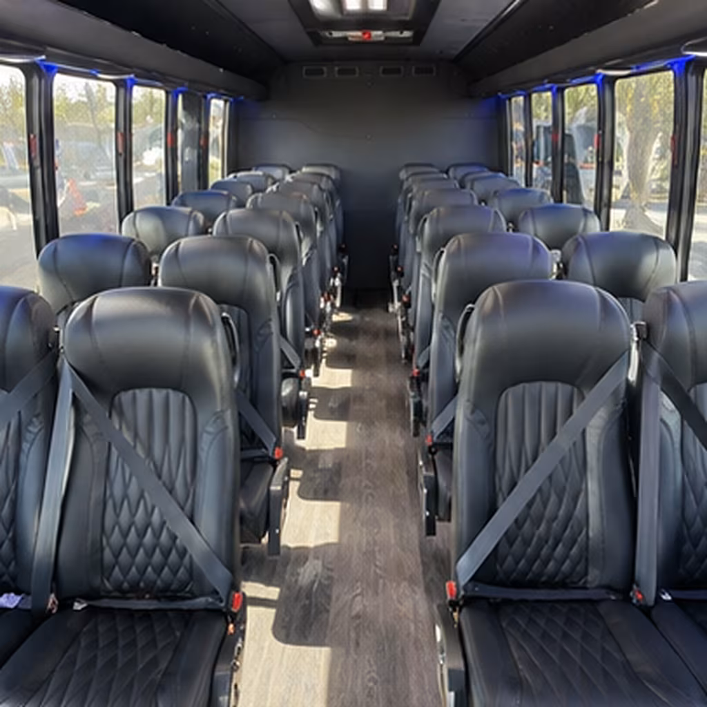 el cajon 25 passenger minibus inside