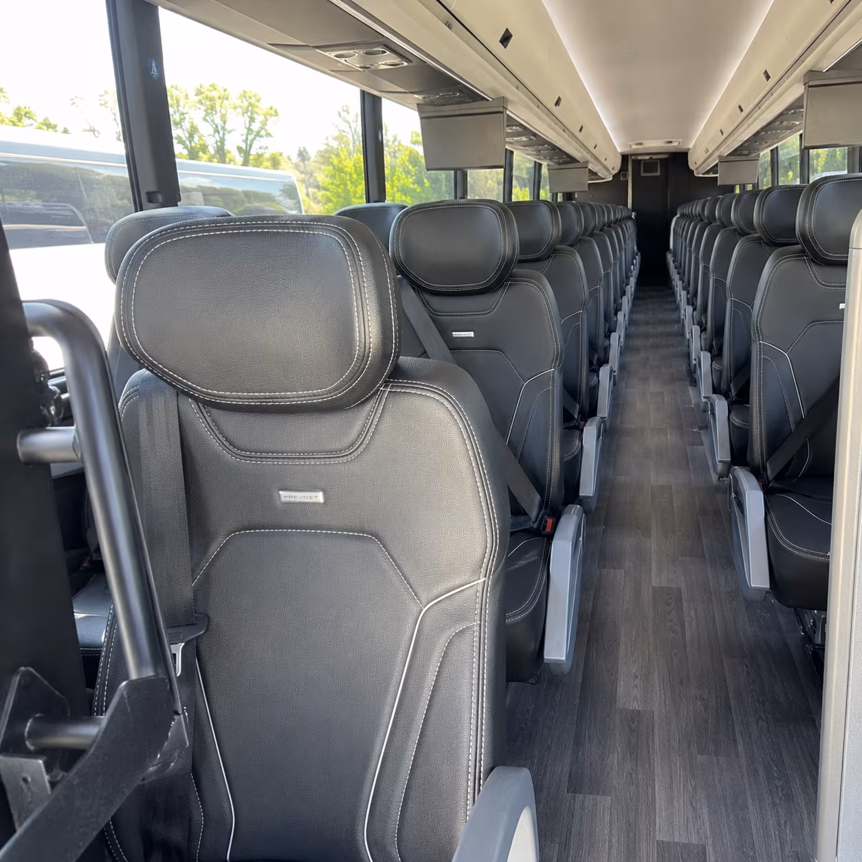 el cajon 47 passenger charter bus interior