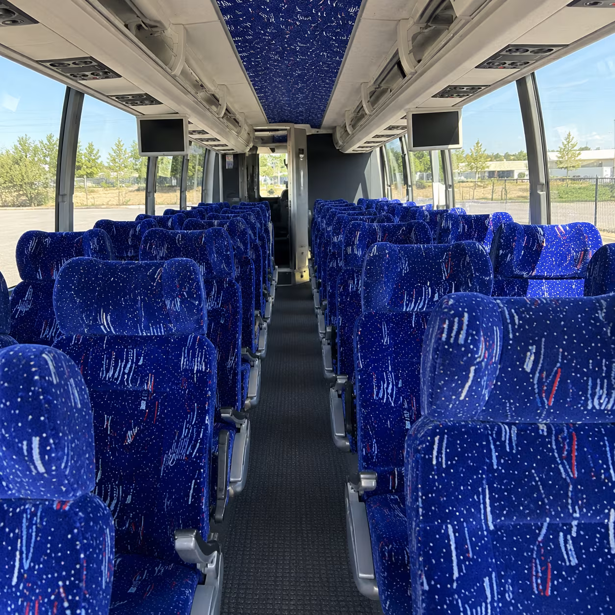 el cajon 54 passenger charter bus interior