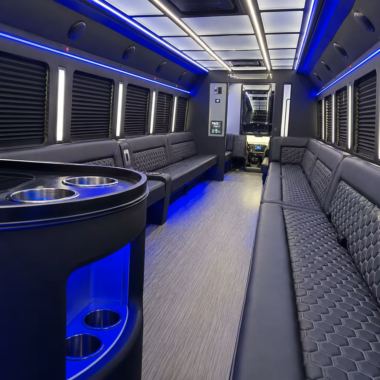 el cajon party bus inside