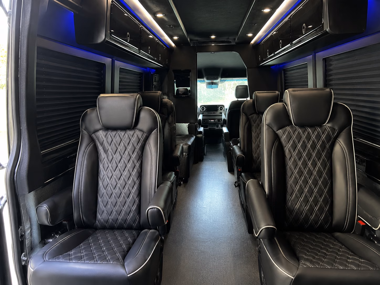el cajon sprinter van with driver inside